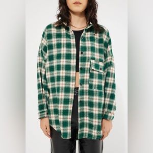 LIONESS Ken Checkered Shirt Green